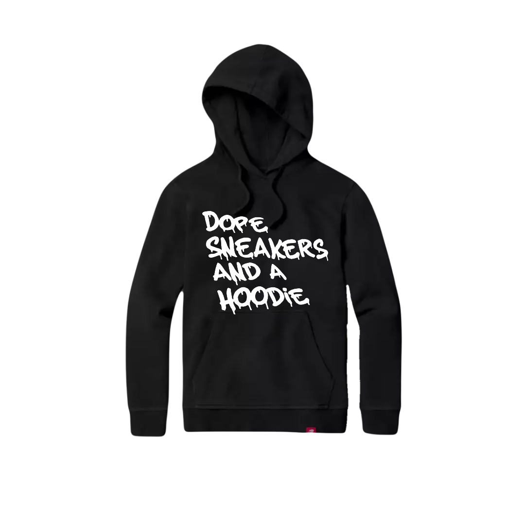 Dope Sneakers and a Hoodie (Black & White)