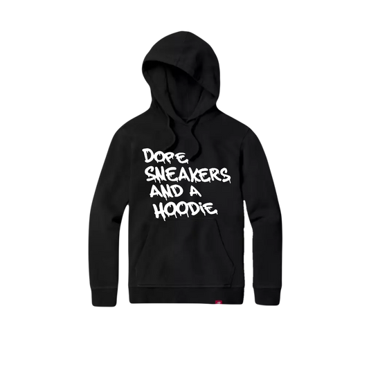 Dope Sneakers and a Hoodie (Black & White)